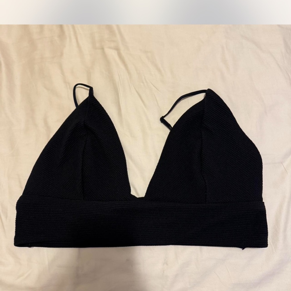 Black Women's Swim Top